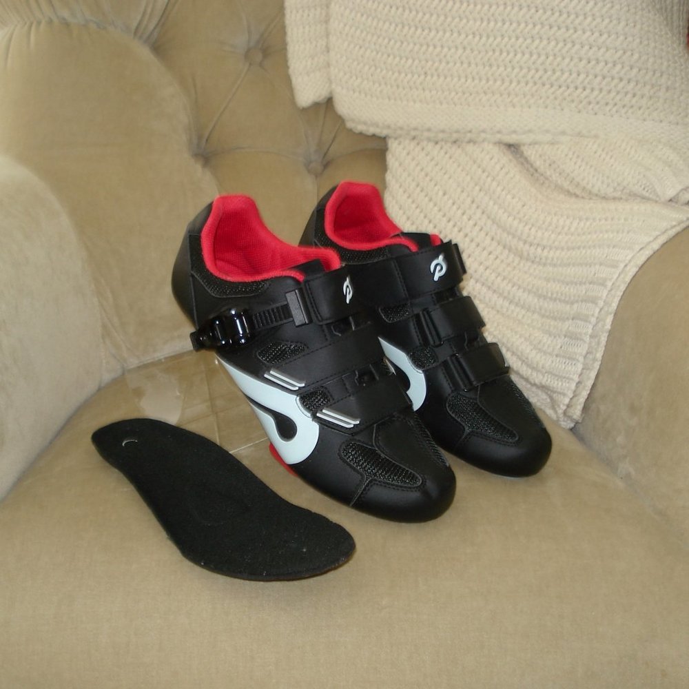 Auth. PELOTON Women's Cycling Shoes With Look Delta Cleats 38 (US 7-7 1/2M) - Picture 5 of 6